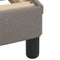 vidaXL - Bedframe - zonder - matras - 100x200 - cm - stof - taupe