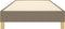 vidaXL - Bedframe - zonder - matras - 100x200 - cm - stof - taupe