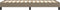 vidaXL - Bedframe - zonder - matras - 100x200 - cm - stof - taupe