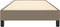 vidaXL - Bedframe - zonder - matras - 100x200 - cm - stof - taupe