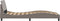 vidaXL - Bedframe - zonder - matras - 100x200 - cm - stof - taupe