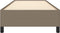 vidaXL - Bedframe - zonder - matras - 100x200 - cm - stof - taupe