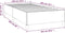 vidaXL - Bedframe - zonder - matras - 100x200 - cm - stof - zwart
