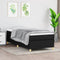 vidaXL - Bedframe - zonder - matras - 100x200 - cm - stof - zwart