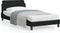 vidaXL - Bedframe - zonder - matras - 100x200 - cm - stof - zwart