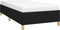 vidaXL - Bedframe - zonder - matras - 100x200 - cm - stof - zwart