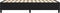 vidaXL - Bedframe - zonder - matras - 100x200 - cm - stof - zwart