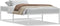 vidaXL - Bedframe - zonder - matras - 100x200 - cm - wit
