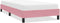 vidaXL - Bedframe - zonder - matras - 100x220 - cm - fluweel - roze