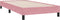 vidaXL - Bedframe - zonder - matras - 100x220 - cm - fluweel - roze