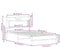 vidaXL - Bedframe - zonder - matras - 107x203 - cm - spaanplaat - bruin - eikenkleurig