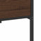 vidaXL - Bedframe - zonder - matras - 107x203 - cm - spaanplaat - bruin - eikenkleurig