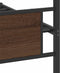 vidaXL - Bedframe - zonder - matras - 107x203 - cm - spaanplaat - bruin - eikenkleurig
