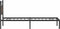 vidaXL - Bedframe - zonder - matras - 107x203 - cm - spaanplaat - bruin - eikenkleurig