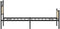 vidaXL - Bedframe - zonder - matras - 107x203cm - spaanplaat - sonoma - eikenkleurig