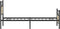 vidaXL - Bedframe - zonder - matras - 107x203cm - spaanplaat - sonoma - eikenkleurig