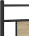 vidaXL - Bedframe - zonder - matras - 107x203cm - spaanplaat - sonoma - eikenkleurig