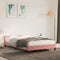 vidaXL - Bedframe - zonder - matras - 120x190 - cm - fluweel - roze