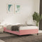 vidaXL - Bedframe - zonder - matras - 120x190 - cm - fluweel - roze