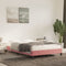 vidaXL - Bedframe - zonder - matras - 120x190 - cm - fluweel - roze
