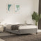 vidaXL - Bedframe - zonder - matras - 120x190 - cm - fluweel - lichtgrijs
