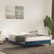 vidaXL - Bedframe - zonder - matras - 120x190 - cm - fluweel - donkerblauw