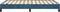 vidaXL - Bedframe - zonder - matras - 120x190 - cm - fluweel - donkerblauw