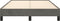 vidaXL - Bedframe - zonder - matras - 120x190 - cm - fluweel - donkergrijs