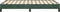 vidaXL - Bedframe - zonder - matras - 120x190 - cm - fluweel - donkergroen