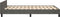 vidaXL - Bedframe - zonder - matras - 120x190 - cm - fluweel - donkergrijs