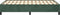 vidaXL - Bedframe - zonder - matras - 120x190 - cm - fluweel - donkergroen