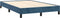 vidaXL - Bedframe - zonder - matras - 120x190 - cm - fluweel - donkerblauw