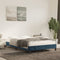 vidaXL - Bedframe - zonder - matras - 120x190 - cm - fluweel - donkerblauw