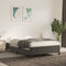 vidaXL - Bedframe - zonder - matras - 120x190 - cm - fluweel - donkergrijs