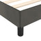 vidaXL - Bedframe - zonder - matras - 120x190 - cm - fluweel - donkergrijs