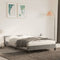 vidaXL - Bedframe - zonder - matras - 120x190 - cm - fluweel - lichtgrijs
