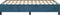 vidaXL - Bedframe - zonder - matras - 120x190 - cm - fluweel - donkerblauw