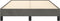 vidaXL - Bedframe - zonder - matras - 120x190 - cm - fluweel - donkergrijs