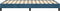 vidaXL - Bedframe - zonder - matras - 120x190 - cm - fluweel - donkerblauw