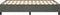 vidaXL - Bedframe - zonder - matras - 120x190 - cm - fluweel - donkergrijs
