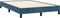 vidaXL - Bedframe - zonder - matras - 120x190 - cm - fluweel - donkerblauw