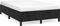 vidaXL - Bedframe - zonder - matras - 120x190 - cm - fluweel - zwart