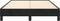 vidaXL - Bedframe - zonder - matras - 120x190 - cm - fluweel - zwart