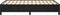 vidaXL - Bedframe - zonder - matras - 120x190 - cm - fluweel - zwart
