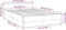 vidaXL - Bedframe - zonder - matras - 120x190 - cm - kunstleer - crème