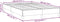 vidaXL - Bedframe - zonder - matras - 120x190 - cm - kunstleer - crème