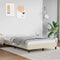 vidaXL - Bedframe - zonder - matras - 120x190 - cm - kunstleer - crème