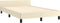 vidaXL - Bedframe - zonder - matras - 120x190 - cm - kunstleer - crème