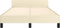 vidaXL - Bedframe - zonder - matras - 120x190 - cm - kunstleer - crème