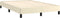 vidaXL - Bedframe - zonder - matras - 120x190 - cm - kunstleer - crème